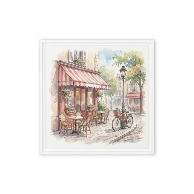 Parisian Cafe Scene | Art Print