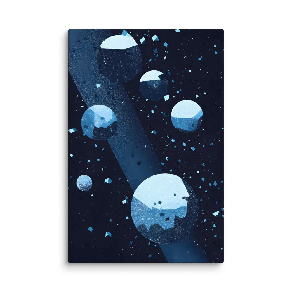 Cosmic Geometric Dance 
 Canvas | 40″x 60″