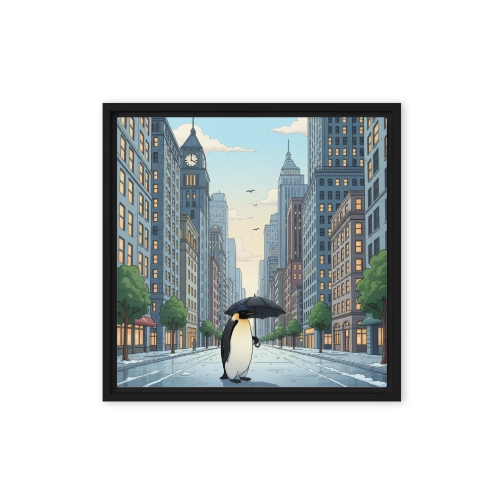 Penguin in the City | Art Print