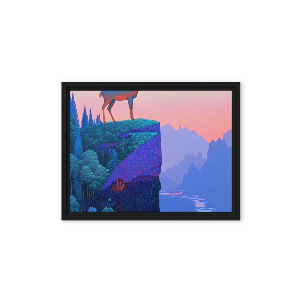 Sentinel of the Lumina Peaks 
 Canvas with Black Frame