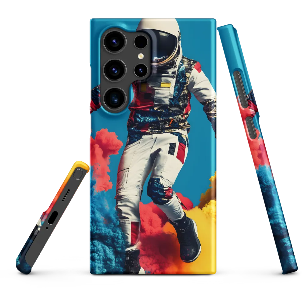 Astronaut Surrounded by Abstract Clouds | Phone Case