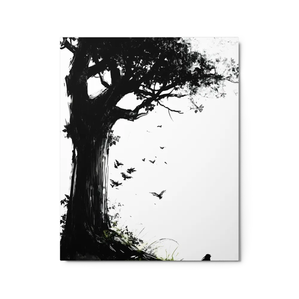 Lone Tree Silhouette 
 Canvas | 37″x 37″
