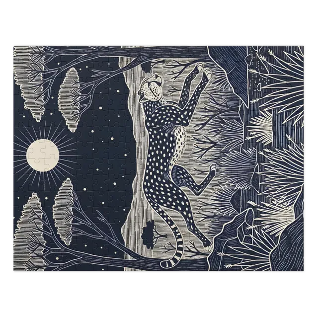 Moonlit Cheetah | Jigsaw Puzzles