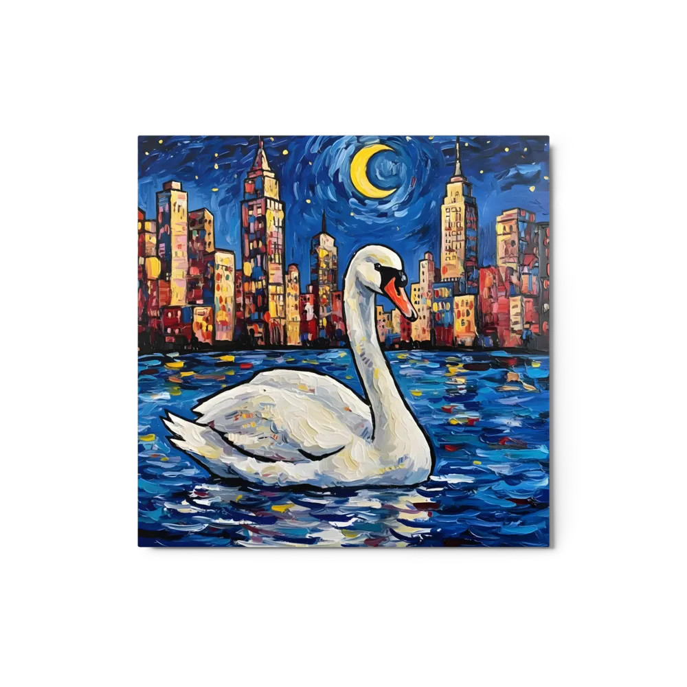 Moonlit City Swan
