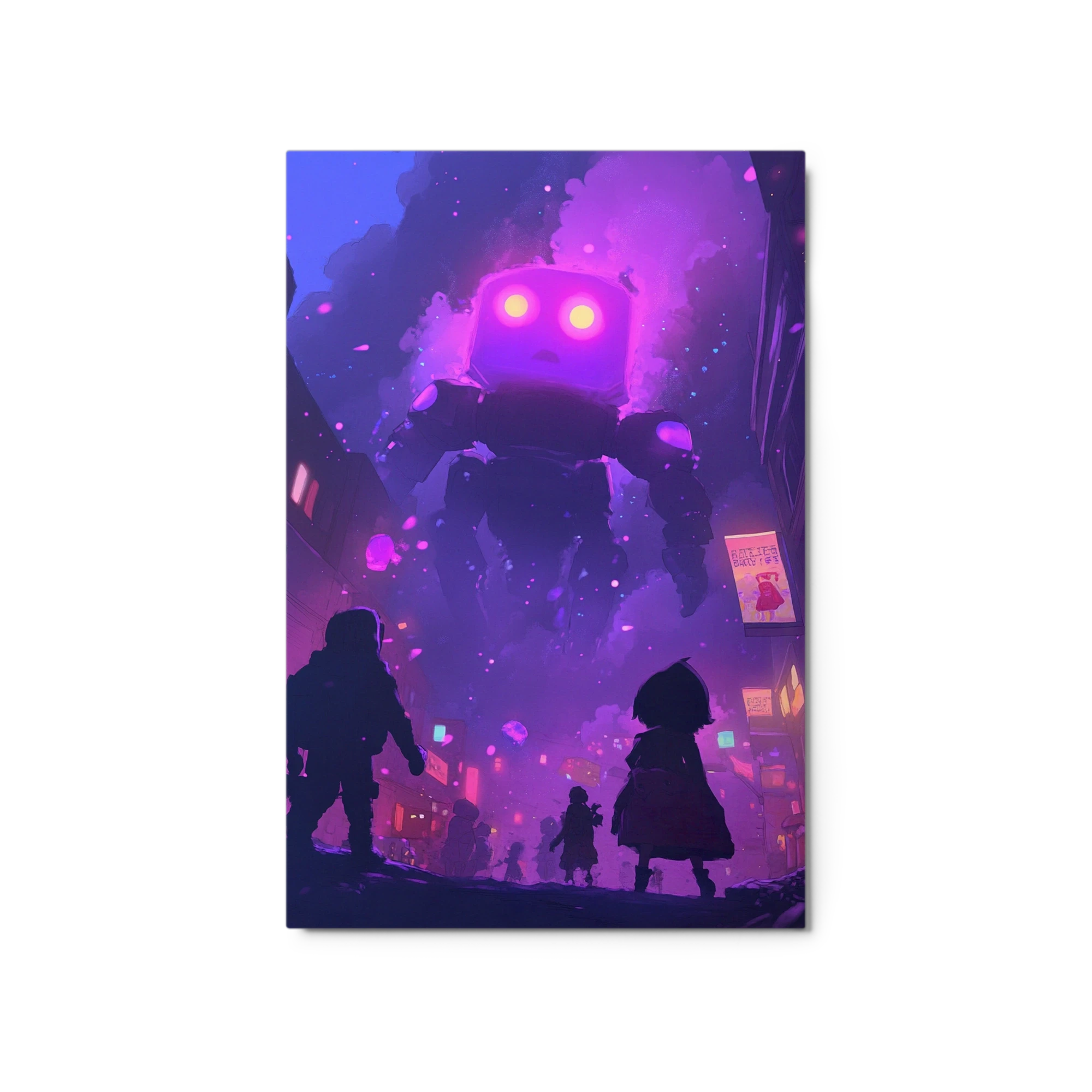 Futuristic Robot Cityscape