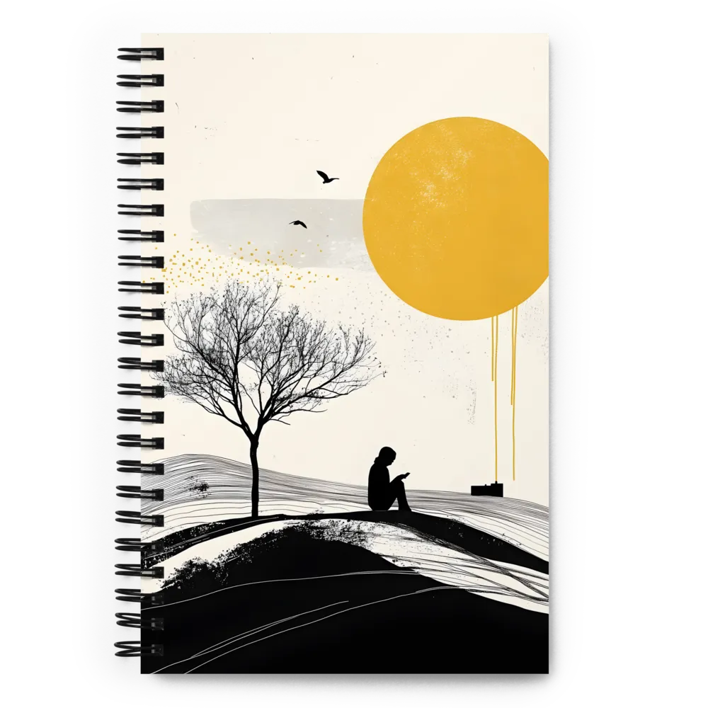 Contemplative Horizon 
 Spiral Notebook | 140 pages