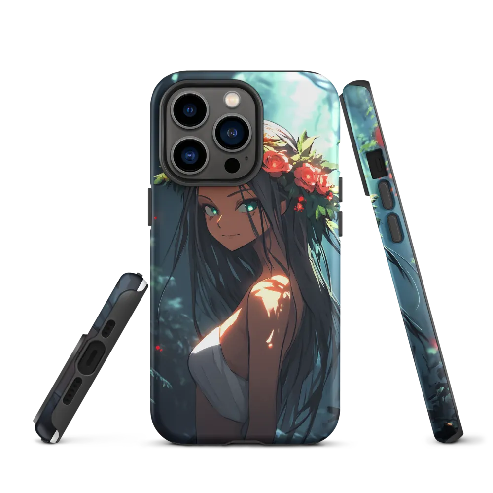 Female Figure in Lush Forest | Phone Case