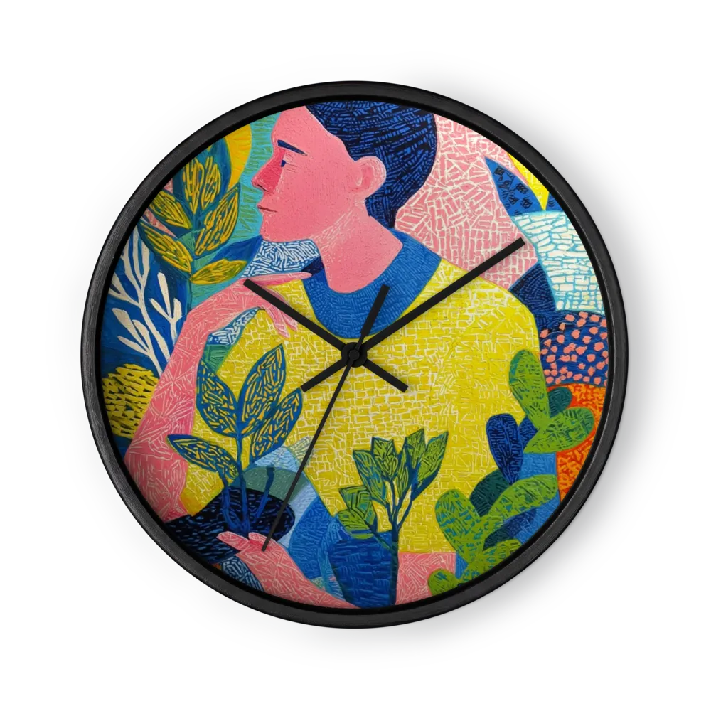 The Botanical Listener | Wall Clock