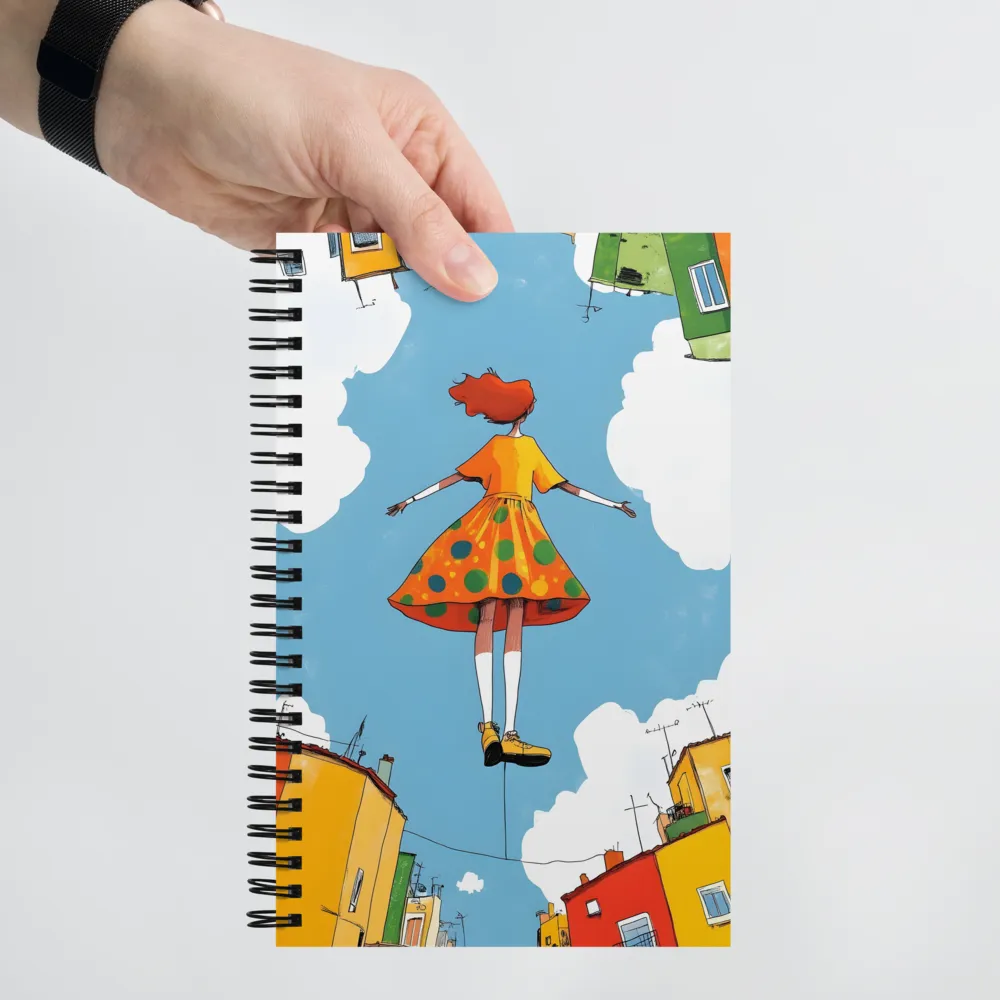 Urban Tightrope Dream 
 Spiral Notebook | 140 pages