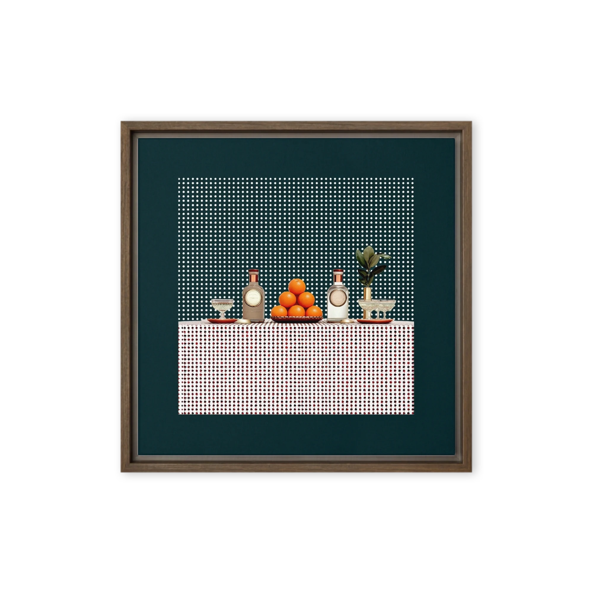 Aperitif and Oranges Still Life | Art Print
