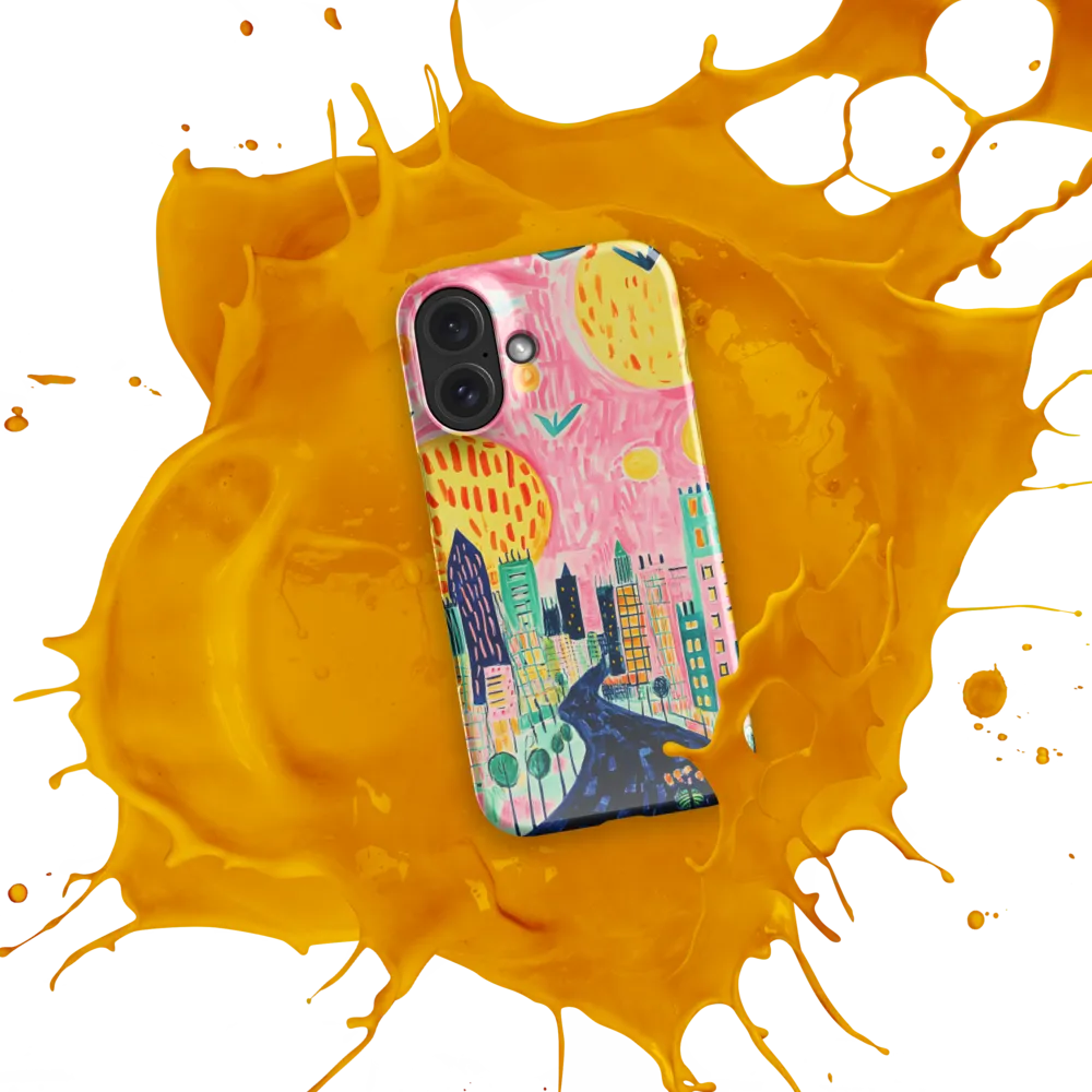 Vibrant Cityscape Odyssey 
 iPhone 15 Pro Max | Snap Case