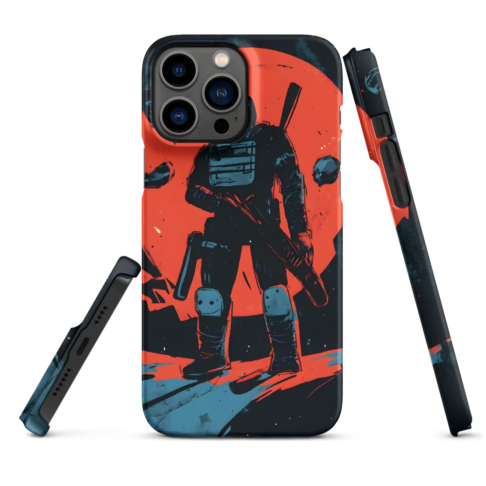 Astronaut on Red Moon | Phone Case