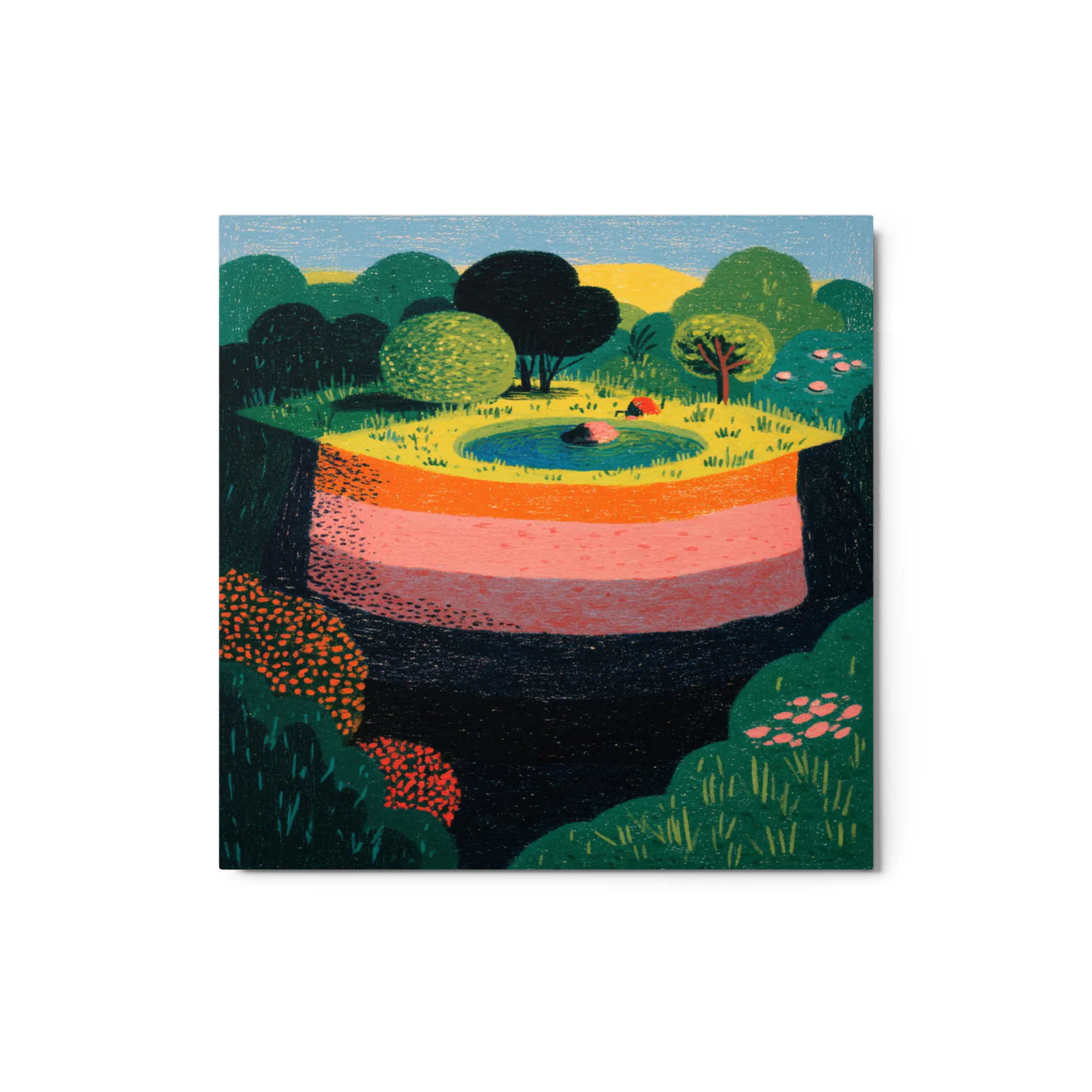 Terraced Pond Cross-Section