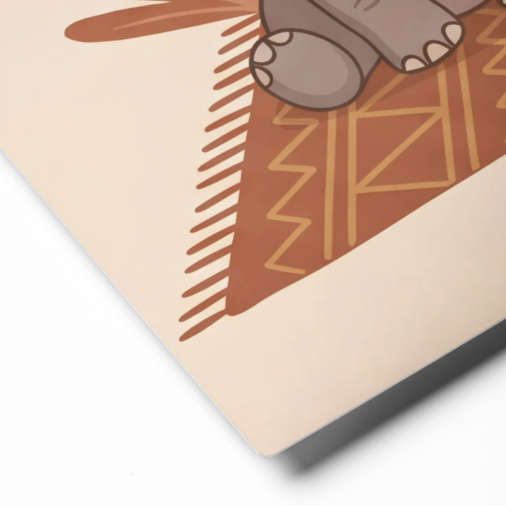 Little Safari Trio 
 Canvas with Black Frame