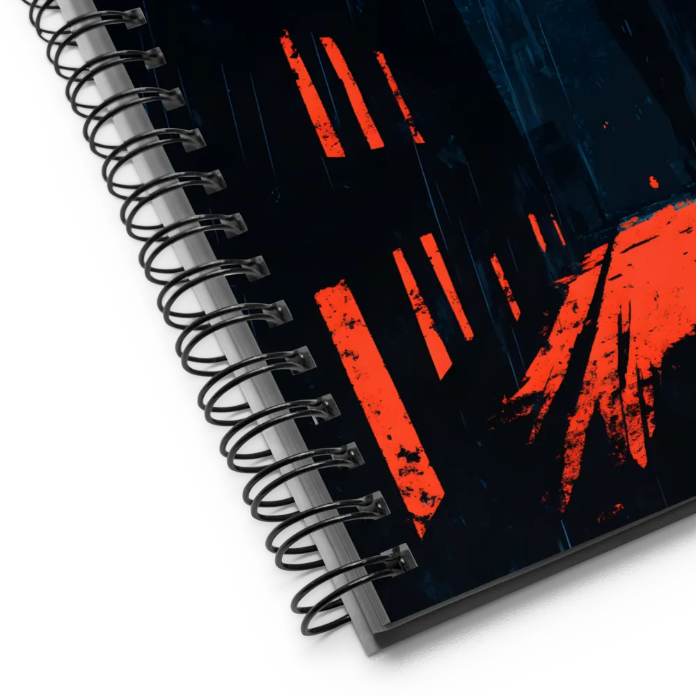 Neo-Noir Rain 
 Spiral Notebook | 140 pages