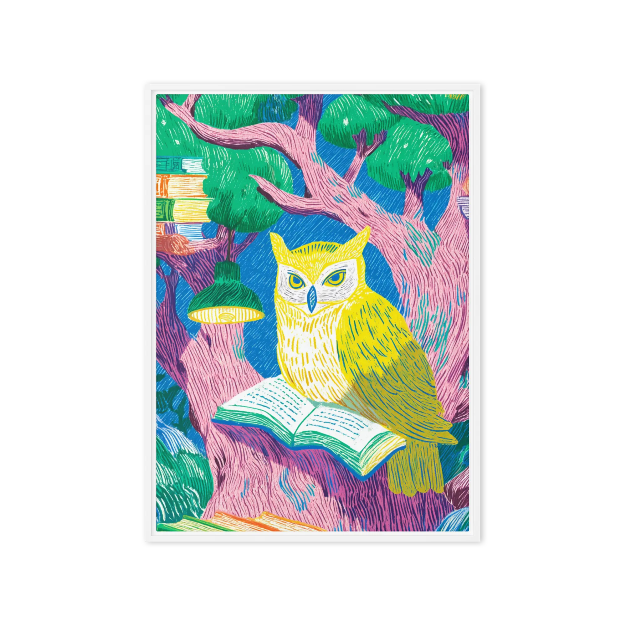 The Scholarly Owl | Art Print