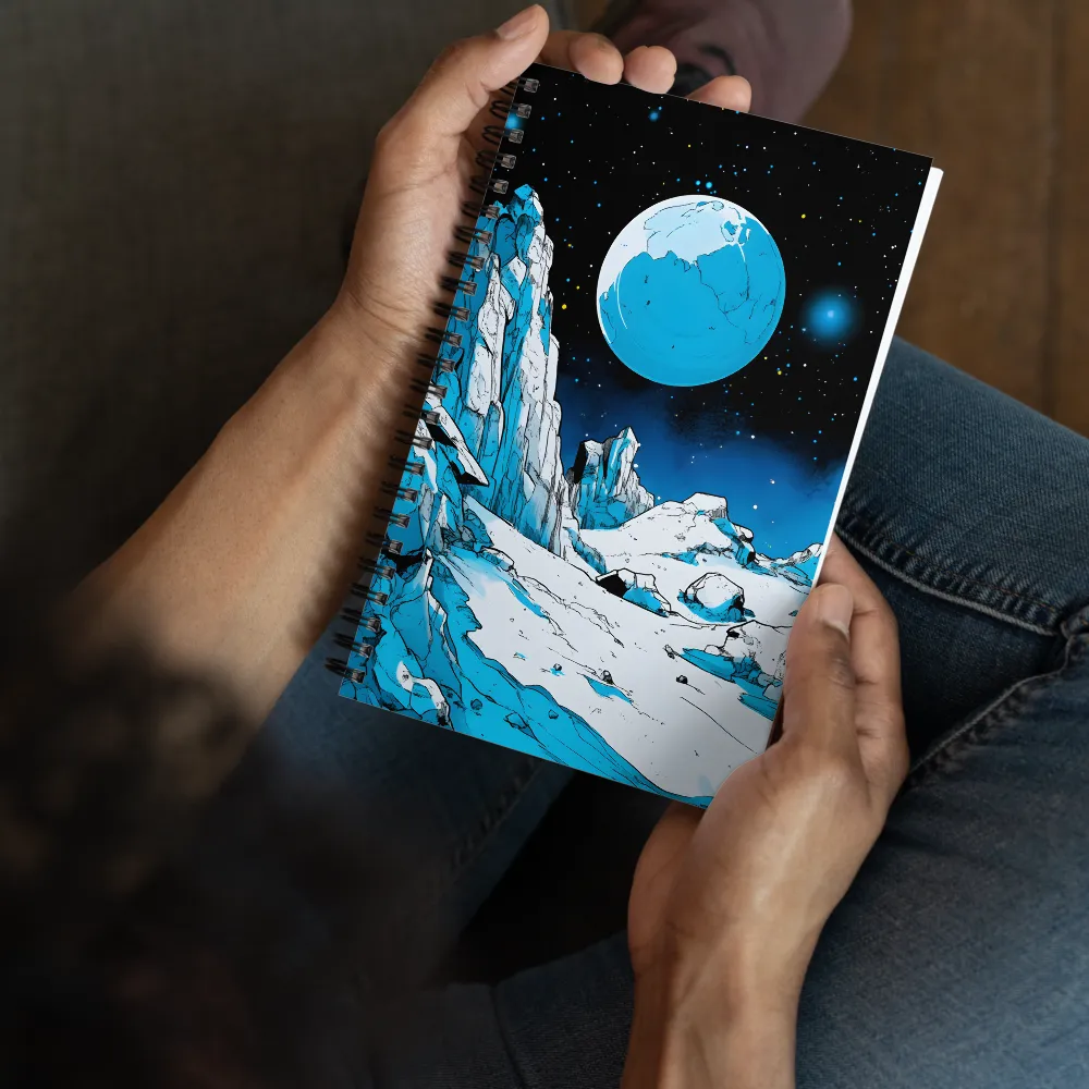 Alien Ice World 
 Spiral Notebook | 140 pages