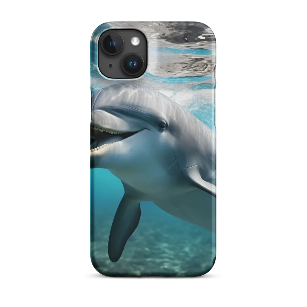 Smiling Dolphin Underwater Photograph | Phone Case