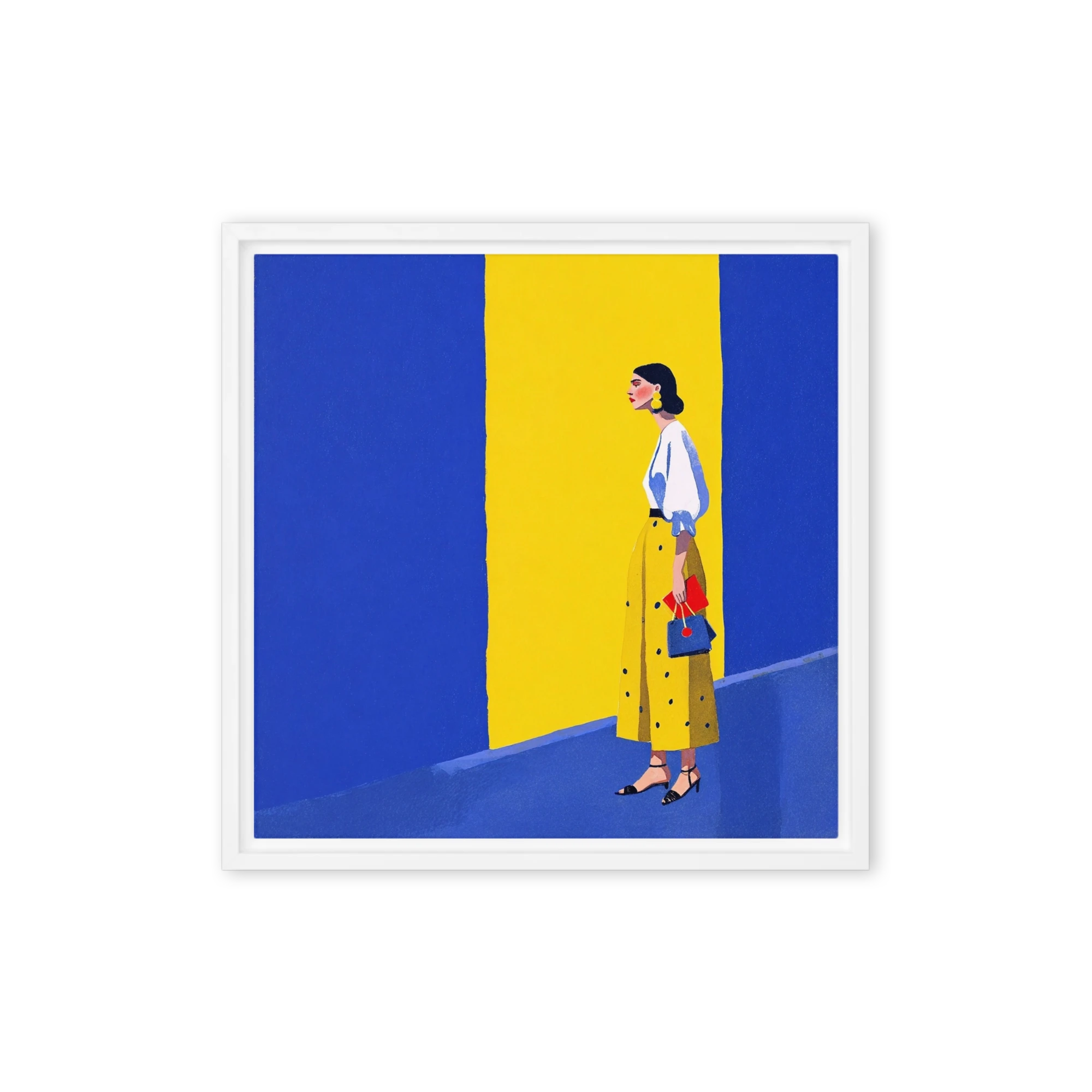 Lady in Yellow Skirt
