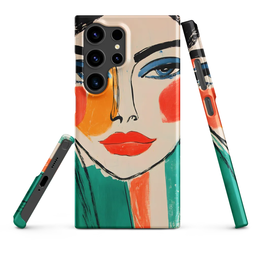 Modern Abstract Portrait of a Woman | Phone Case