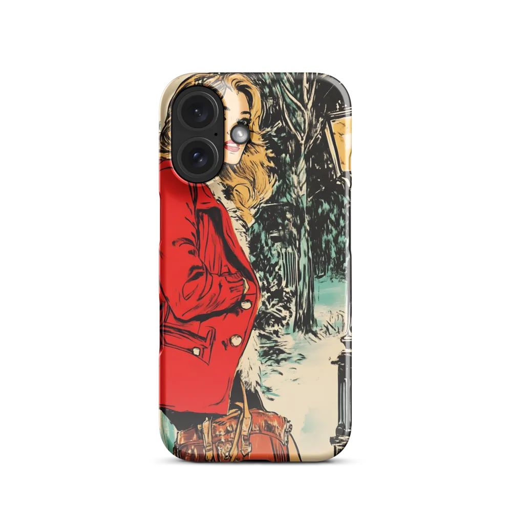 Winter Street Encounter 
 iPhone 14 Plus | Tough Case