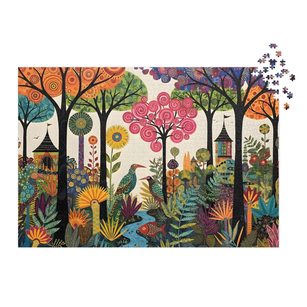 Enchanted Forest Birds