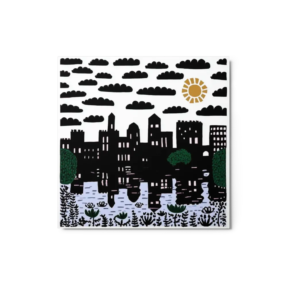 City Skyline Reflection | Art Print