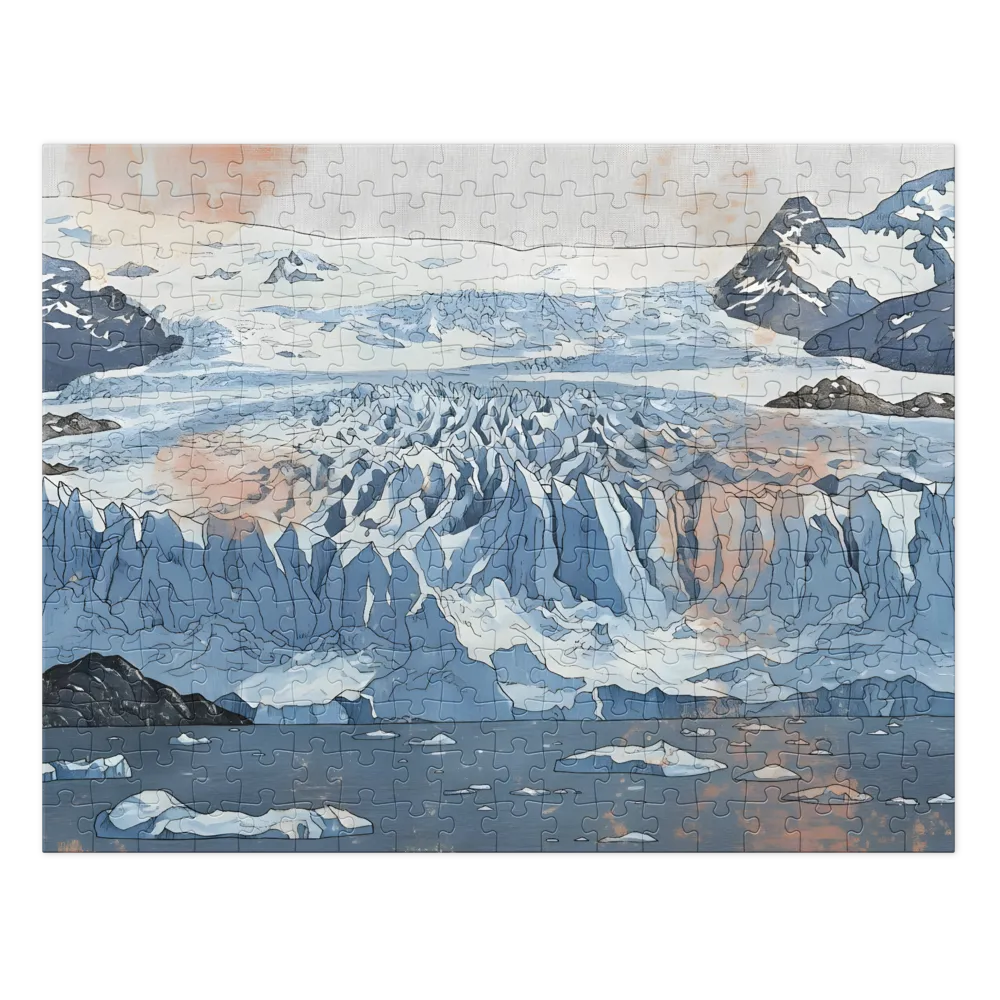 Serenità Glaciale Pesca 
 Puzzle