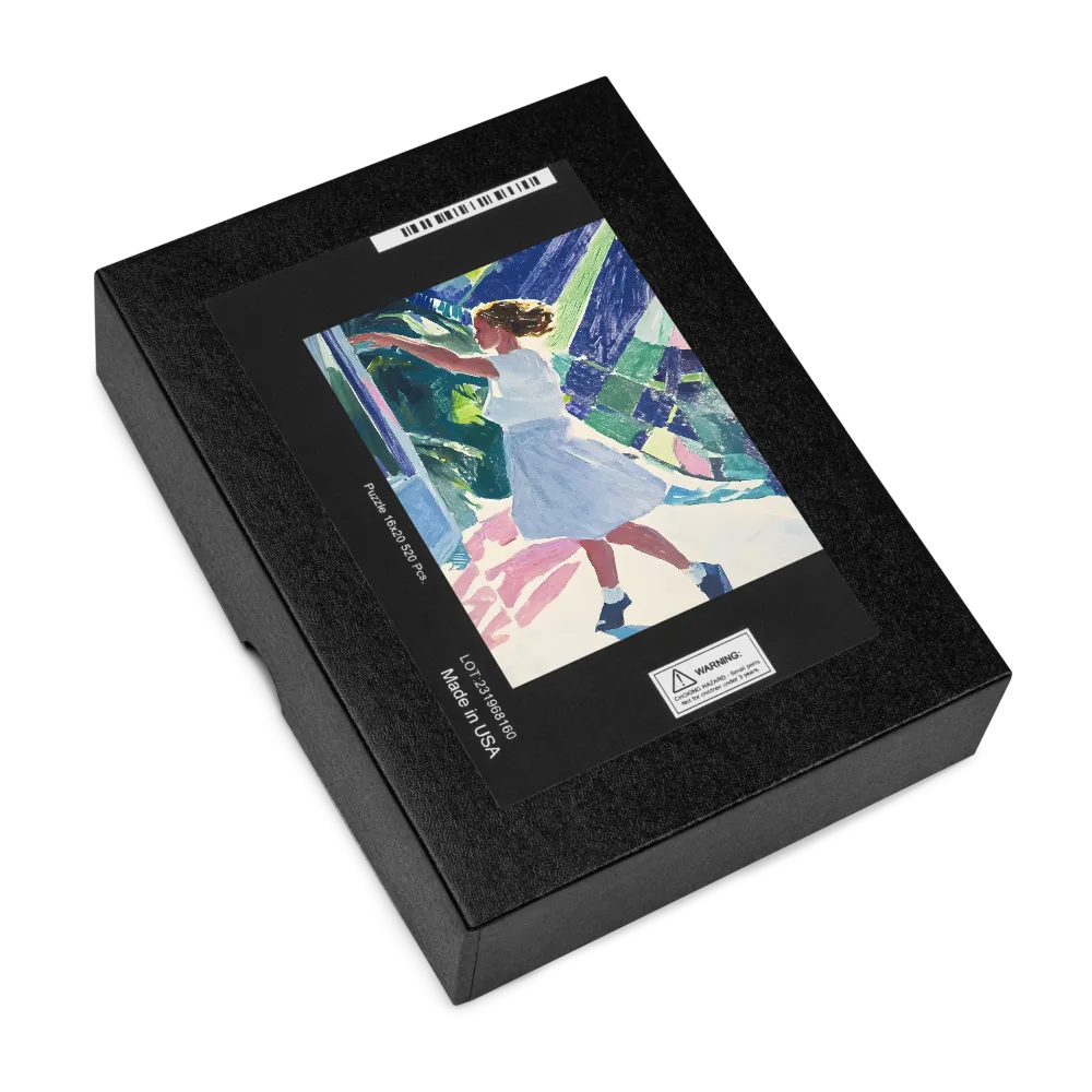 Movement in Abstract Light 
 Jigsaw Puzzle in Tin Box