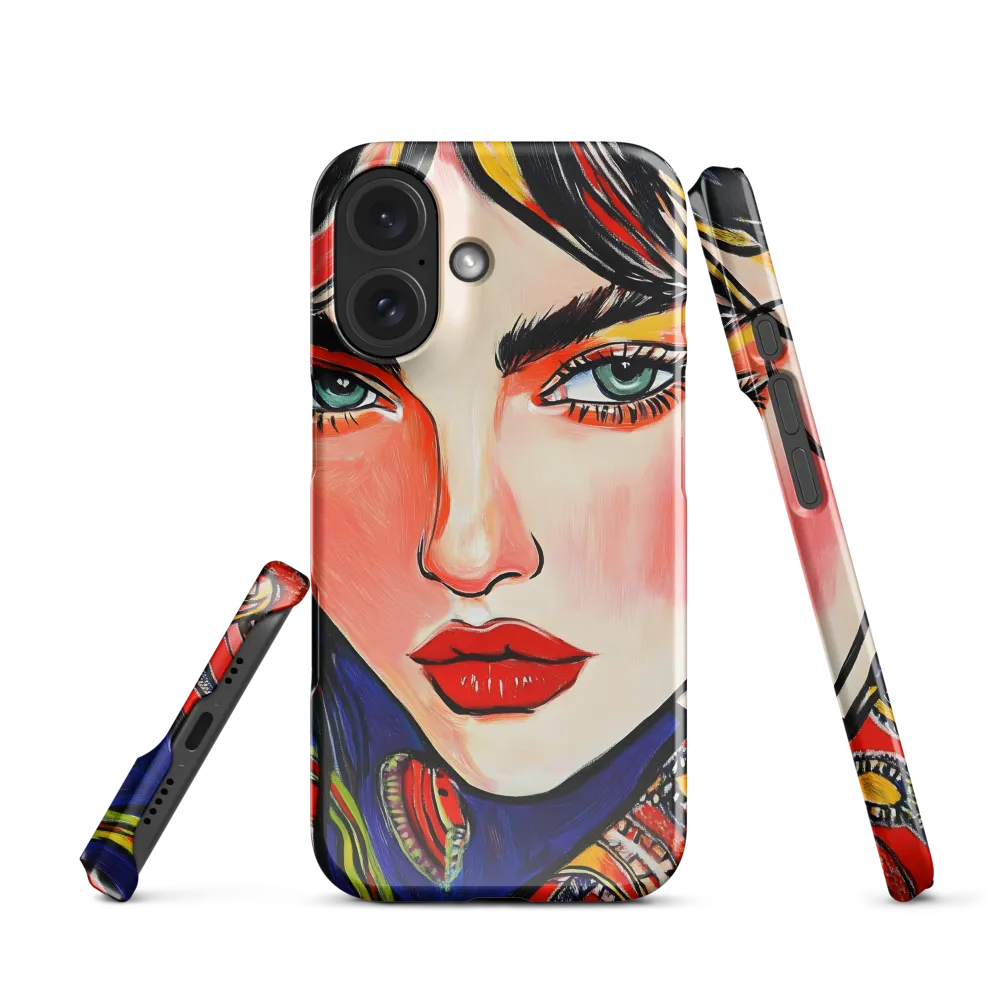 Vibrant Pop Art Gaze 
 Samsung Galaxy S25 | Snap Case