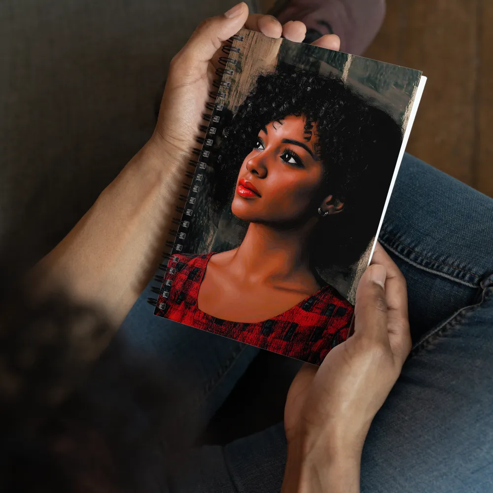 Red Gaze 
 Spiral Notebook | 140 pages