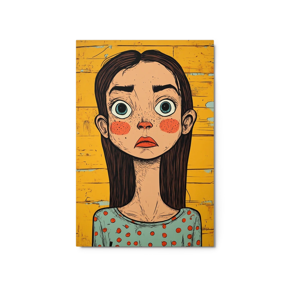 Wide-Eyed Girl | Art Print