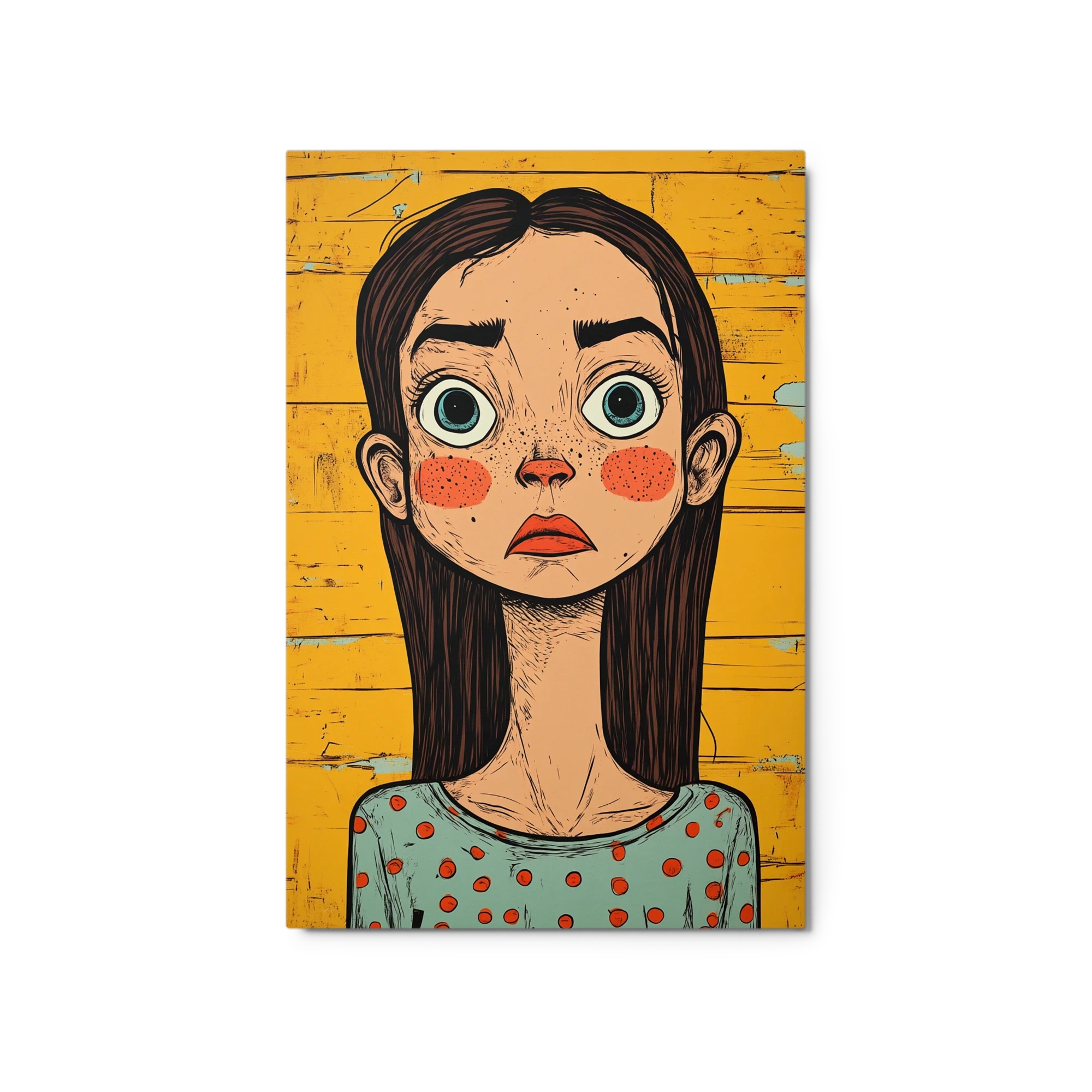 Surprised Girl Illustration