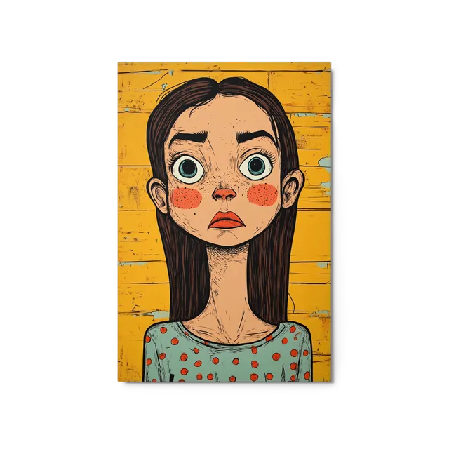 Wide-Eyed Girl | Art Print