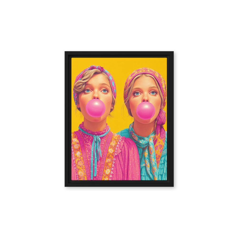 Pop Art Bubblegum Duo | Art Print