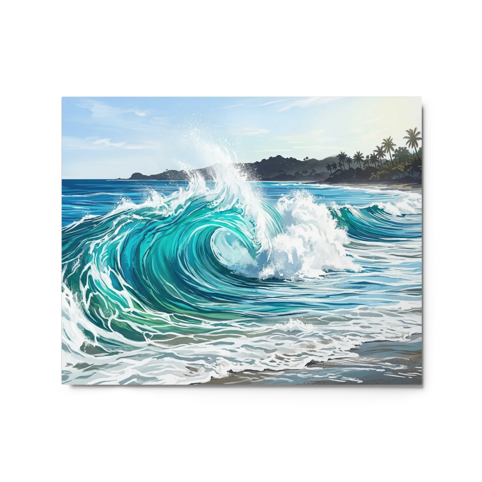 Coastal Wave Art | Art Print