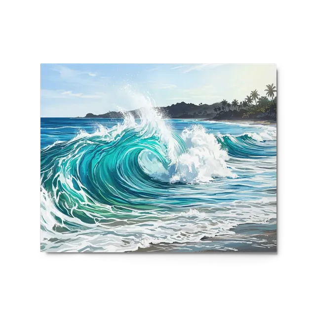 Coastal Wave Art | Art Print
