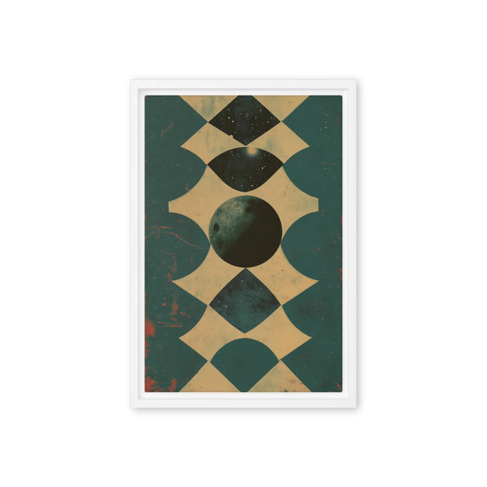 Cosmic Harlequin Moon | Art Print