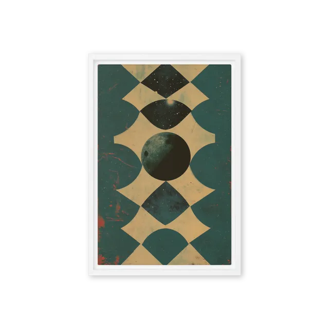 Cosmic Harlequin Moon | Art Print
