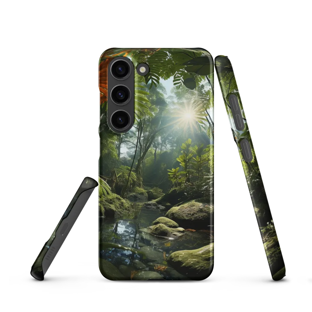 Jungle Scene with Sunlight | Phone Case