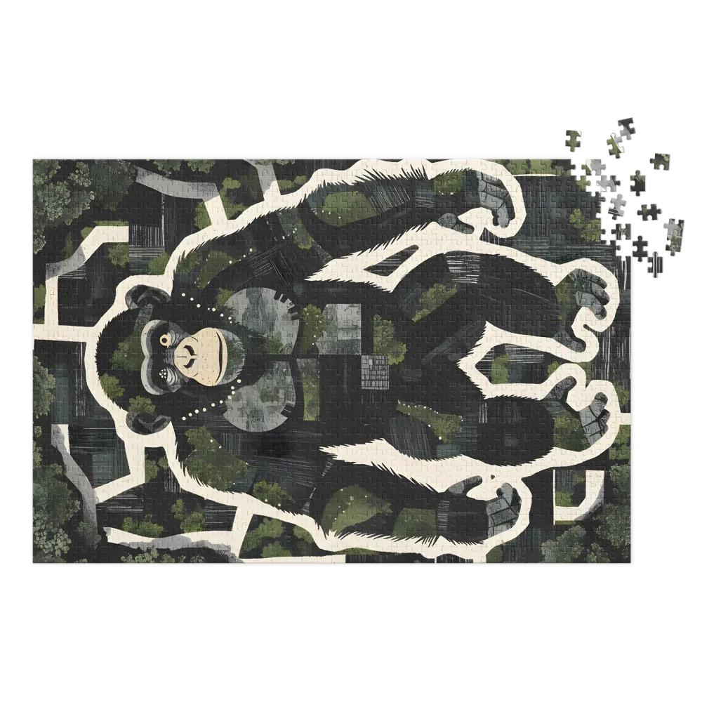 Patchwork Chimpanzee
