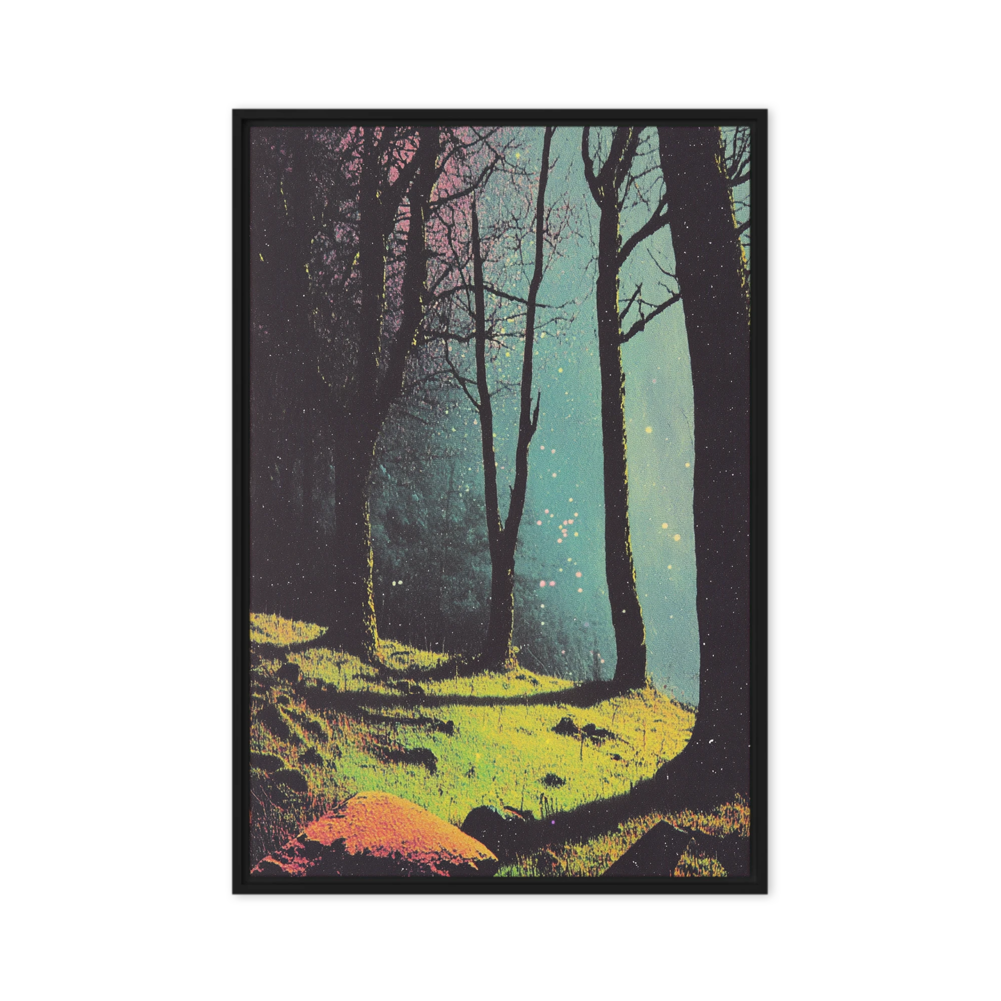 Surreal Mystic Forest Scene