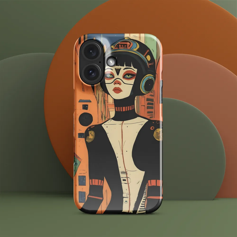 Neon Metropolis Sentinel 
 Samsung Galaxy S25 | Snap Case