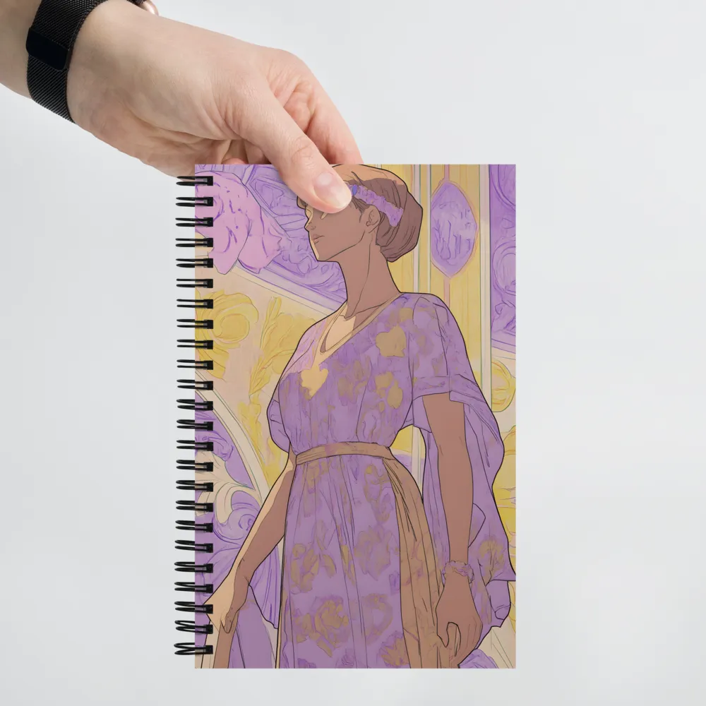 Grace of Lavender Gold 
 Spiral Notebook | 140 pages