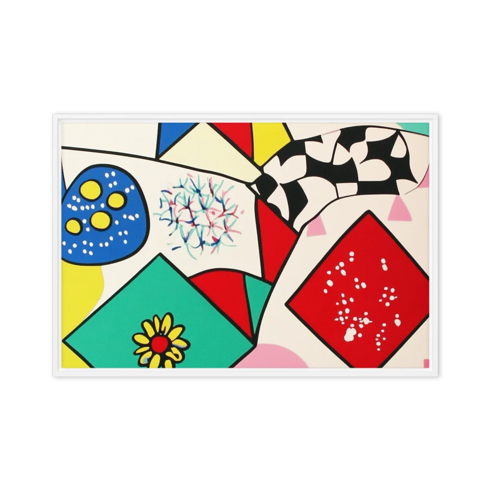 Colorful Geometric Abstraction | Art Print