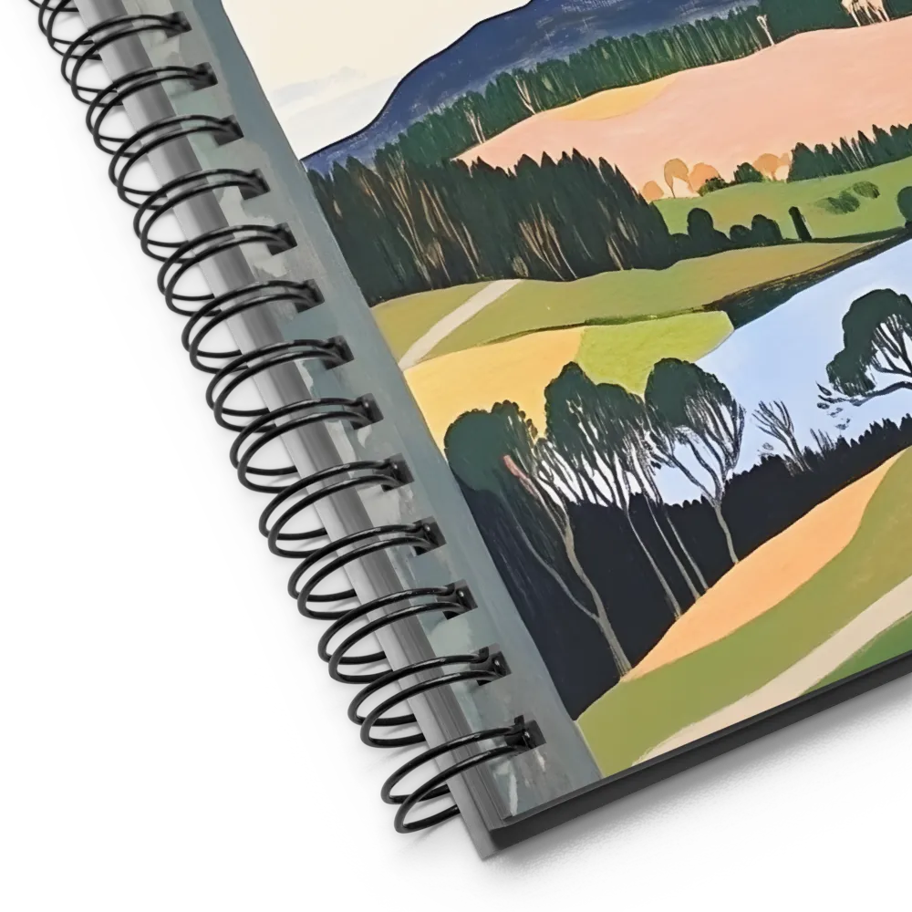 Tranquil Autumn Landscape 
 Spiral Notebook | 140 pages