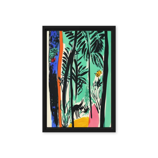Vibrant Jungle Expression | Art Print