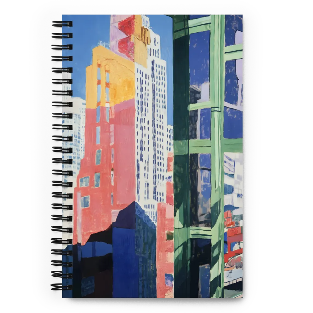 Fauvist Cityscape Vibrancy 
 Spiral Notebook | 140 pages