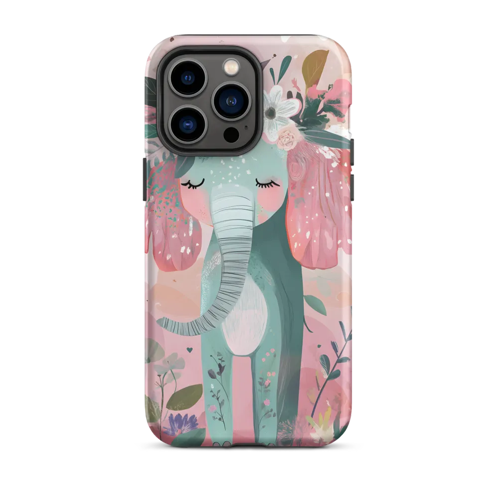 Floral Elephant Illustration | Phone Case