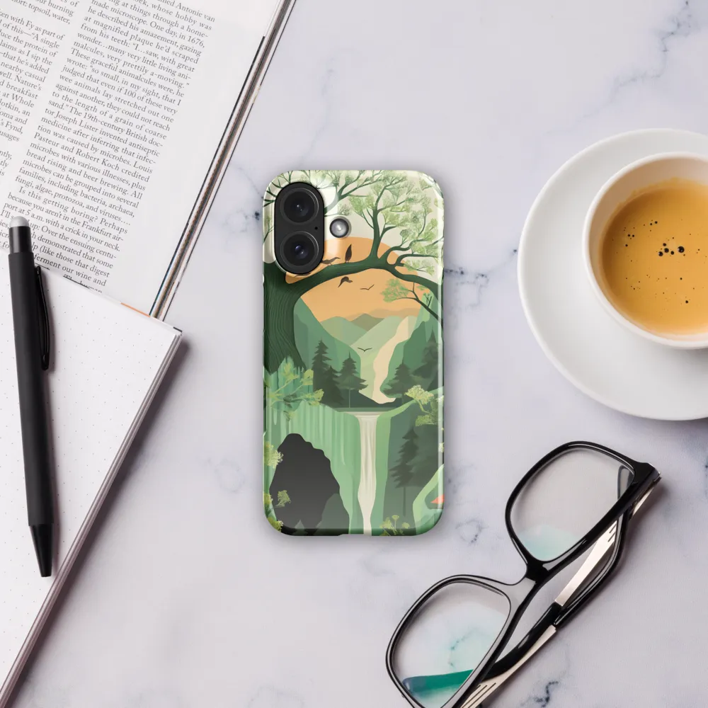 Whispering Woods Waterfall 
 Samsung Galaxy S10 | Snap Case